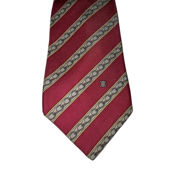 Celine Paris Men's 100% Silk Tie - Picture 1 of 11